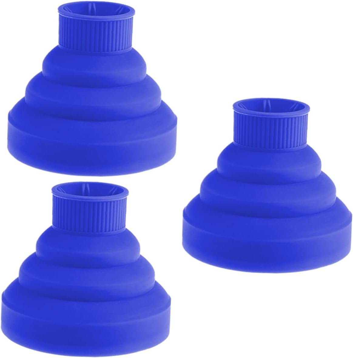 FOMIYES 3Pcs Silicone Hair Dryer Diffuser Cover Portable Hair Dryer Diffuser Attachment for Nozzle