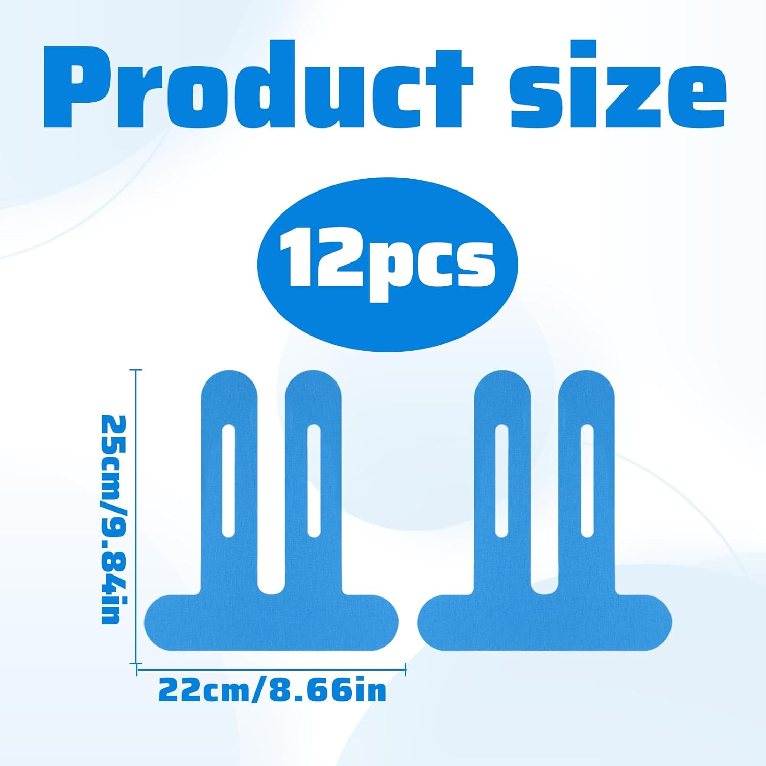 Kinesiology Tape, 12Pcs Sports Tape, Physio Tape, Pre-Cut Kinesiotapes Knee, Waterproof Physio Sport Strip Set for Joints Muscle Pain Relief, Skin-Friendly Kinesiotapes Strips for Running image number 1