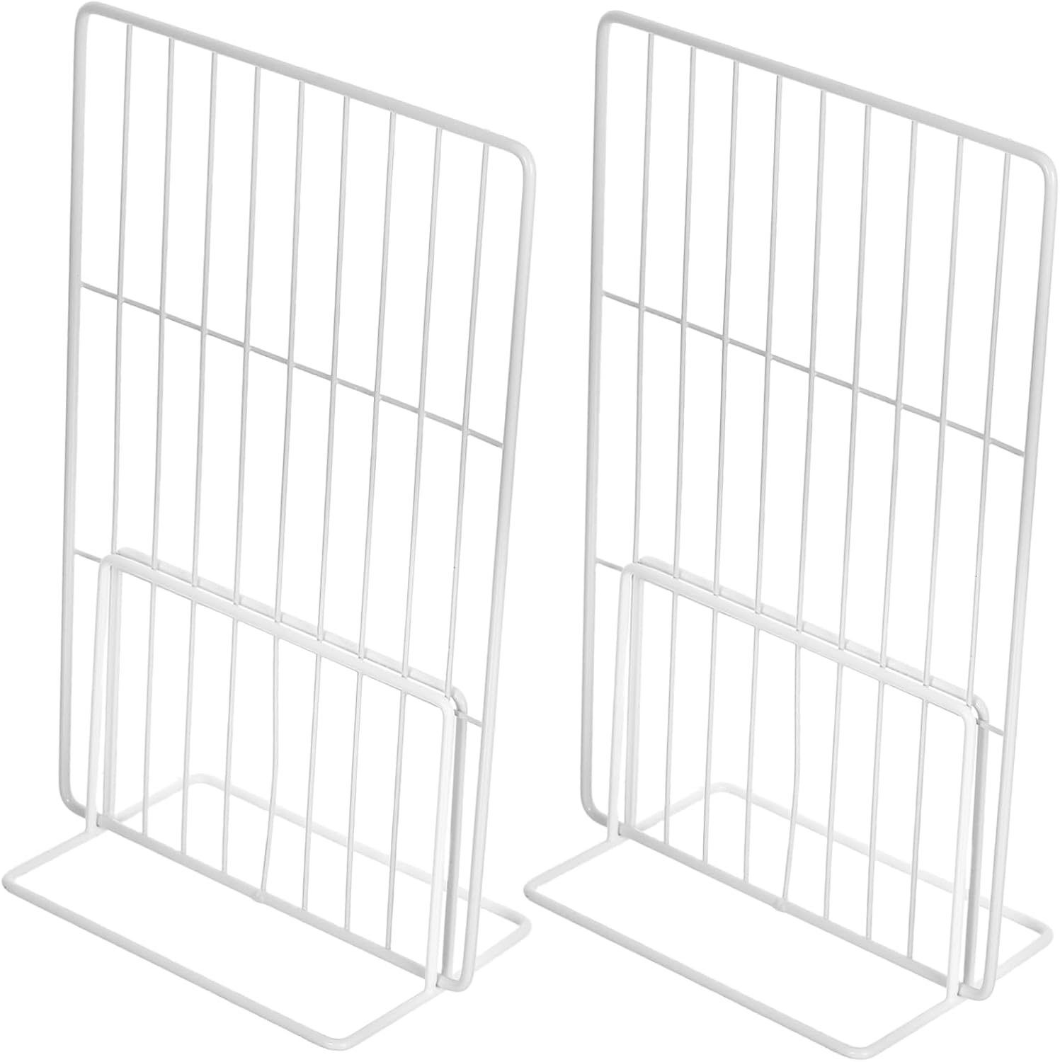 2Pcs Freezer Divider Iron Wire Organizer Adjustable Shelf Separator for Fridge and Freezer Sturdy Metal Mesh Divider for Easy Storage and Organization image number 2