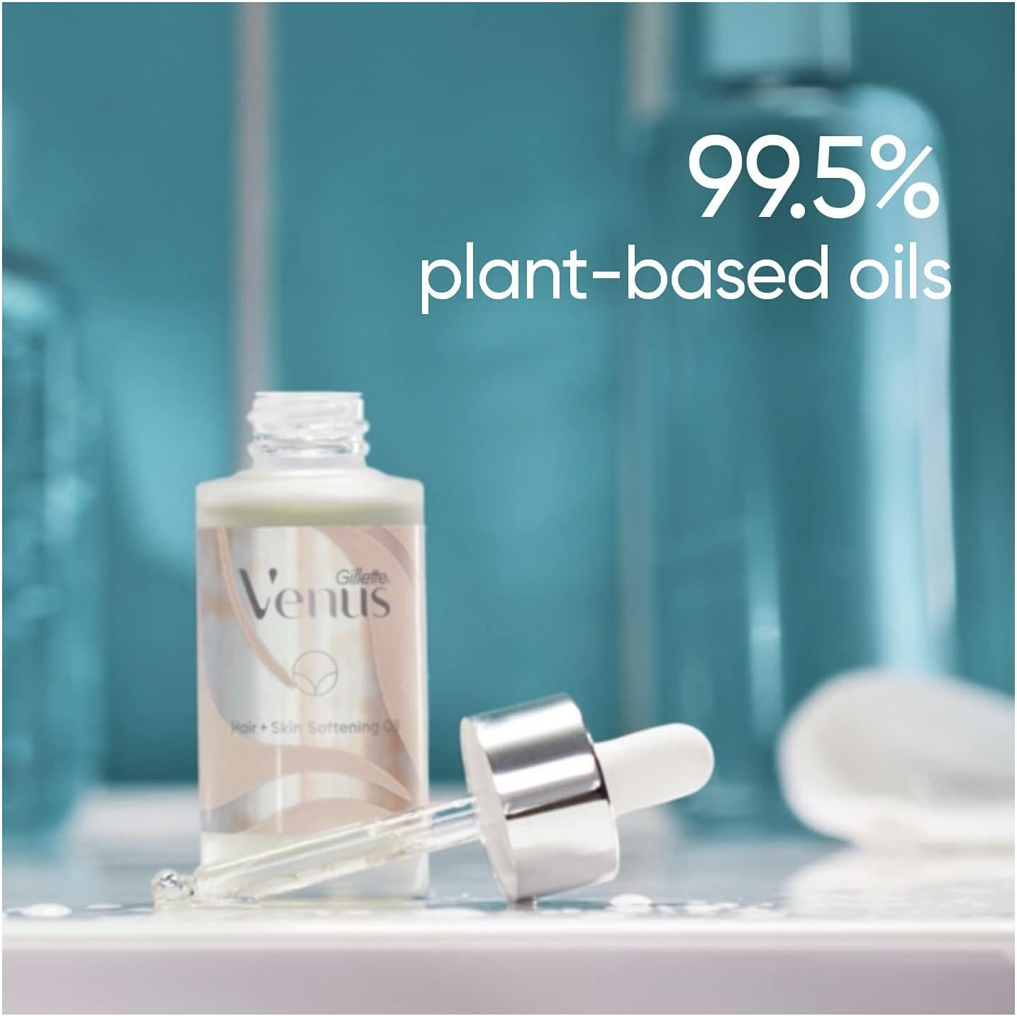 Gillette Venus For-Pubic-Hair and Skin, Softening Oil, 1 Oz image number 1