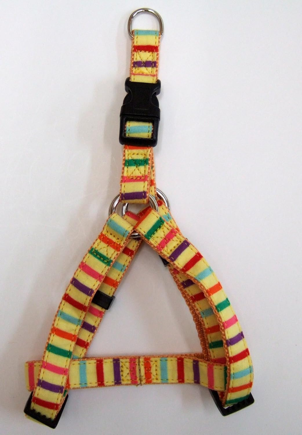 ONS Striped Harness #10 Red White (Cat, Ultra-Small Dog)