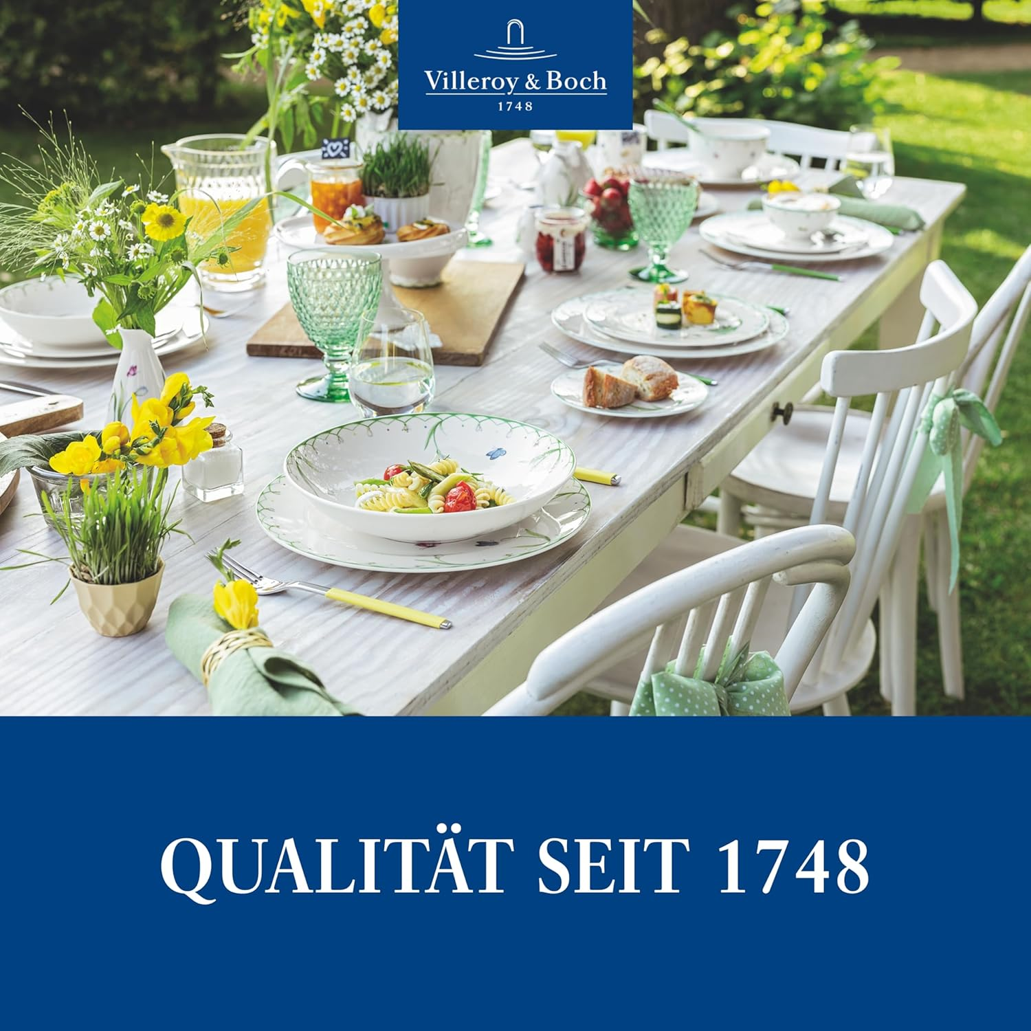 Villeroy & Boch Colourful Spring Dinner Plate (27 Cm), Premium Porcelain, White/Coloured image number 2