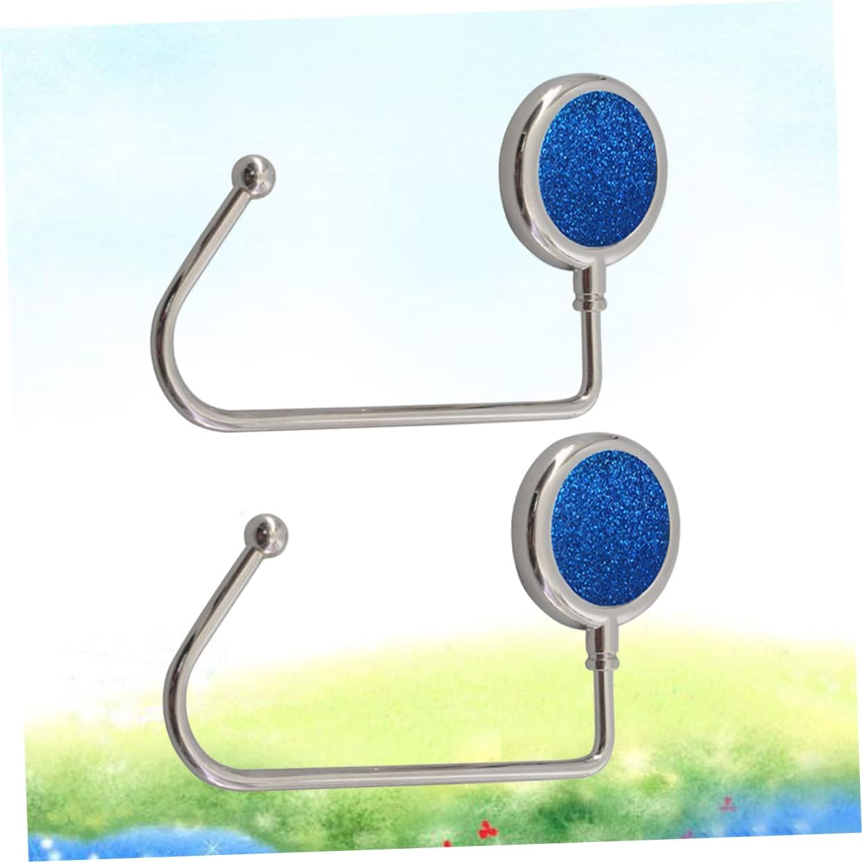 CONGARTENO 2Pcs Alloy Handbag Hook Bag Hooks for Backpack Schoolbag Table Desktop Holders Handbag for Hanging Purse image number 2