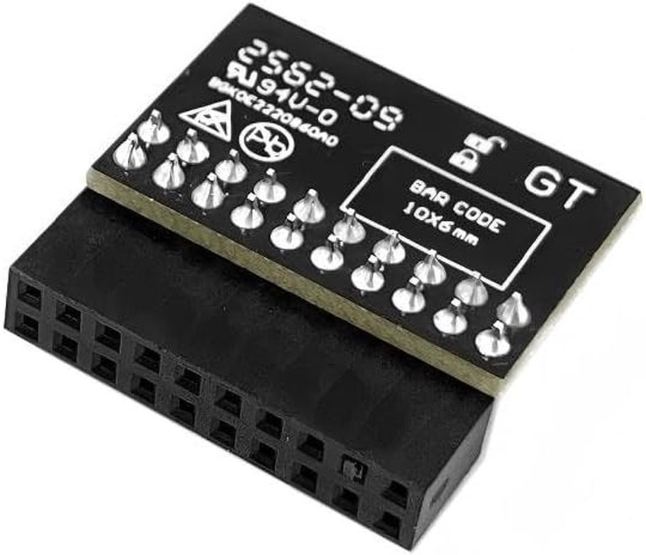 Gintai TPM2.0 Encryption Security Module TPM LPC 20Pin Module SLB9665 Windows 11 Upgrade for Gigabyte Motherboard Ga-H170-Gaming 3 GA-H170-HD3 image number 5