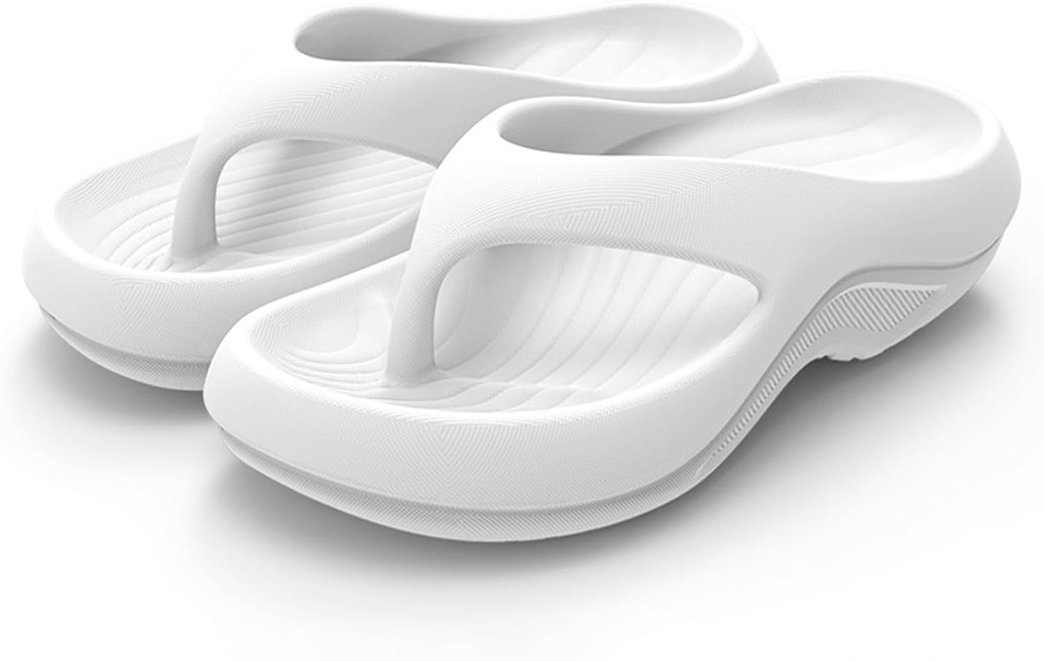 Pillow Arch Support Flip Flops, Ultra Lightweight Non-Slip Arch Support Flip Flops, Summer Beach Sandals