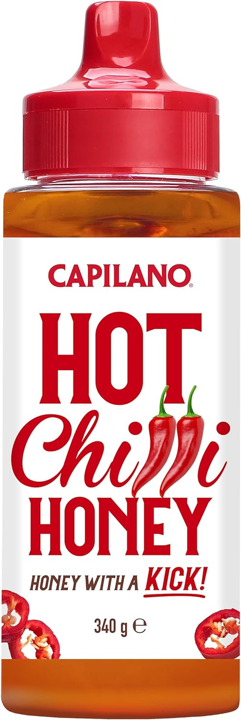 Capilano Hot Chilli Honey, 100% Pure Australian Honey with Habanero Chilli, Premium Honey, Spicy Honey Squeeze Bottle, 340G image number 2