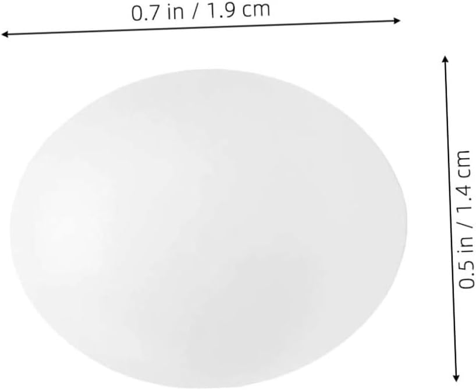 YARNOW 12Pcs Simulation Bird Eggs Plastic Imitation Fake Eggs for Parrots Pigeons Finches Breeding Support Nesting Supplies Impact-Resistant Safe Material image number 3