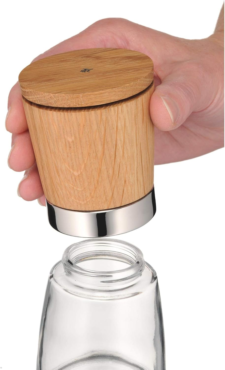 WMF 0652314500 Salt and Pepper Mills Set of 2 Wooden, Brown