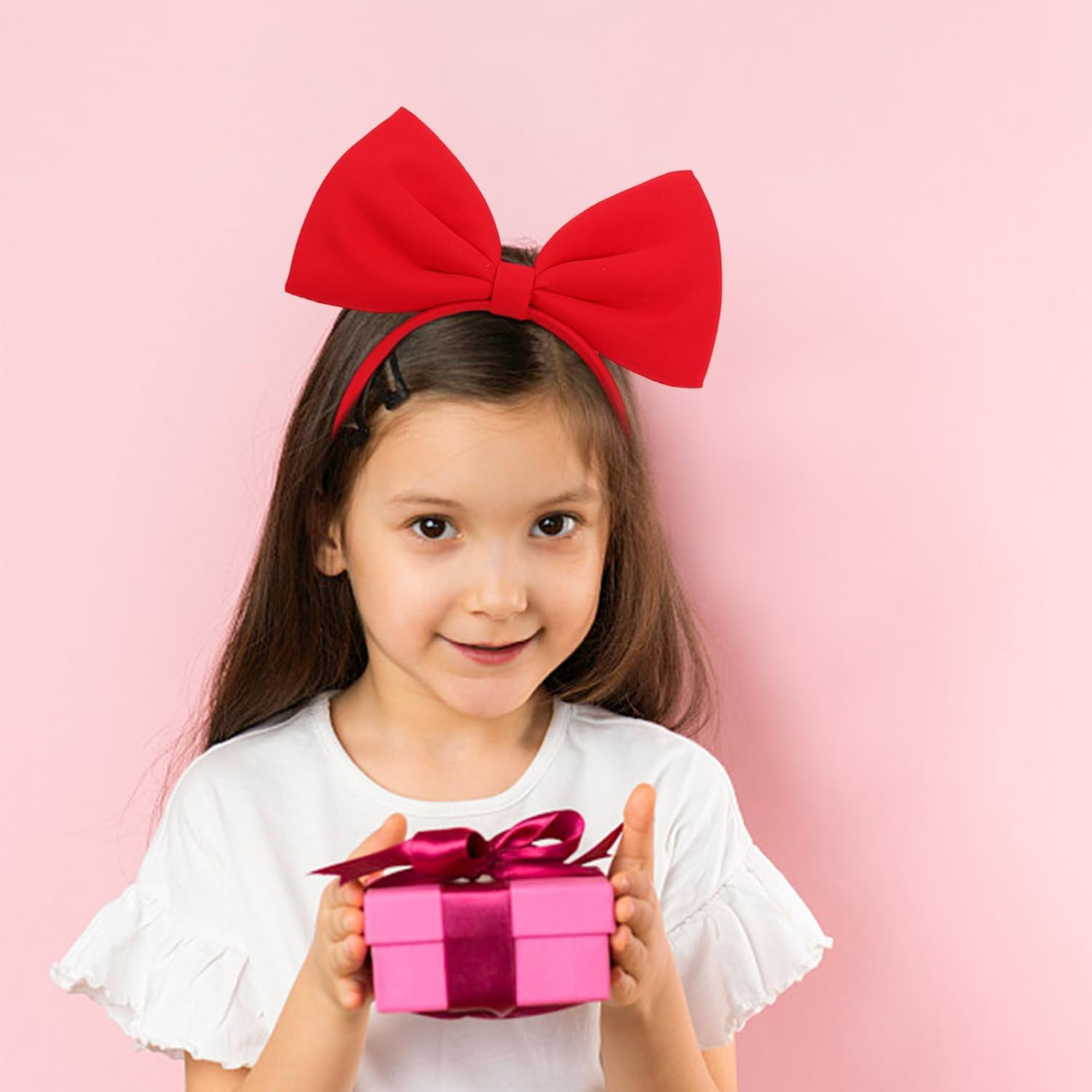 2 Pieces Red Bow Headband, Children'S Headband, Simple Cute Headband, Hairstyle Accessories, Clothing Accessories image number 1