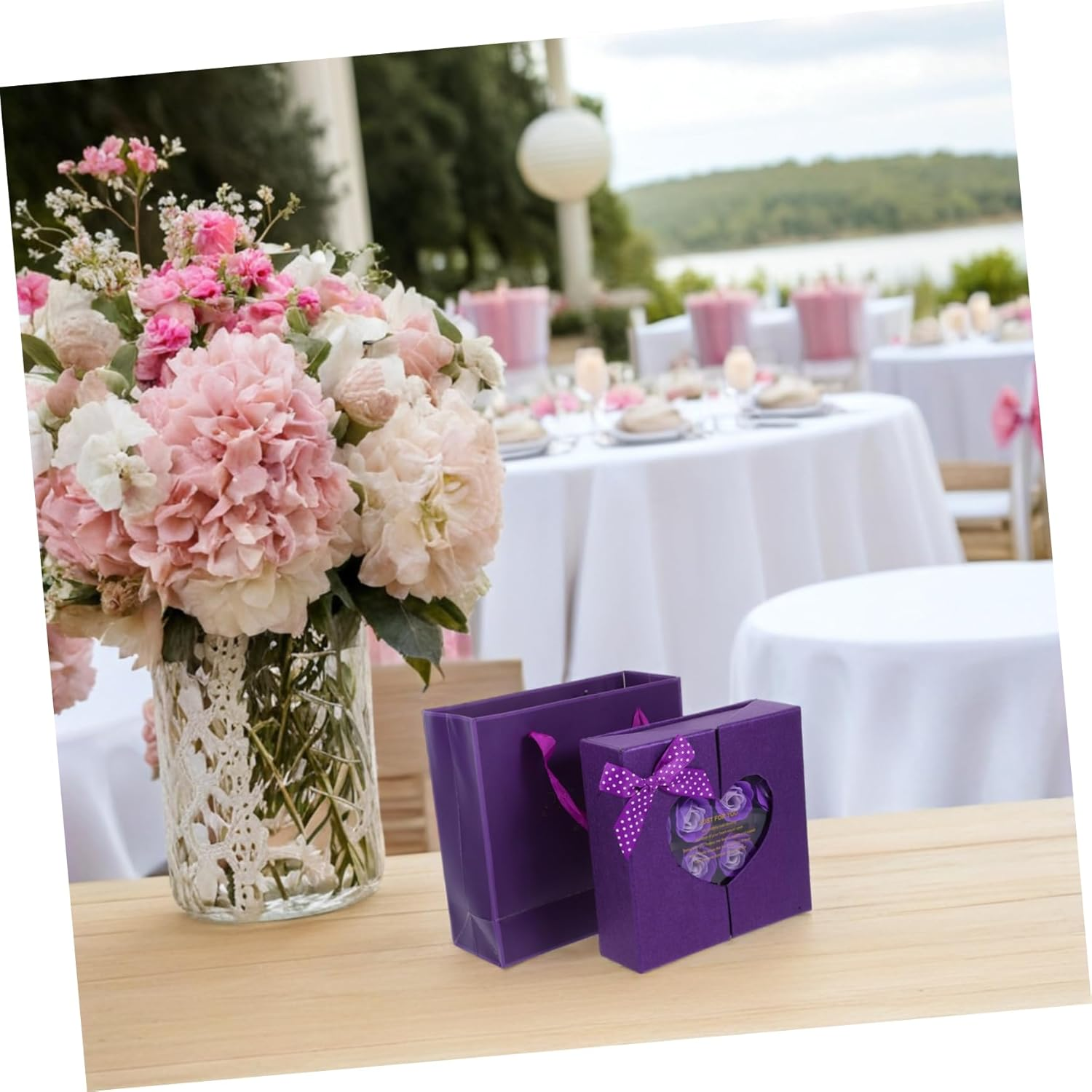 Minkissy 16Pcs Valentine Romantic Soap Artificial Roses for Wedding Decorations for Her image number 3