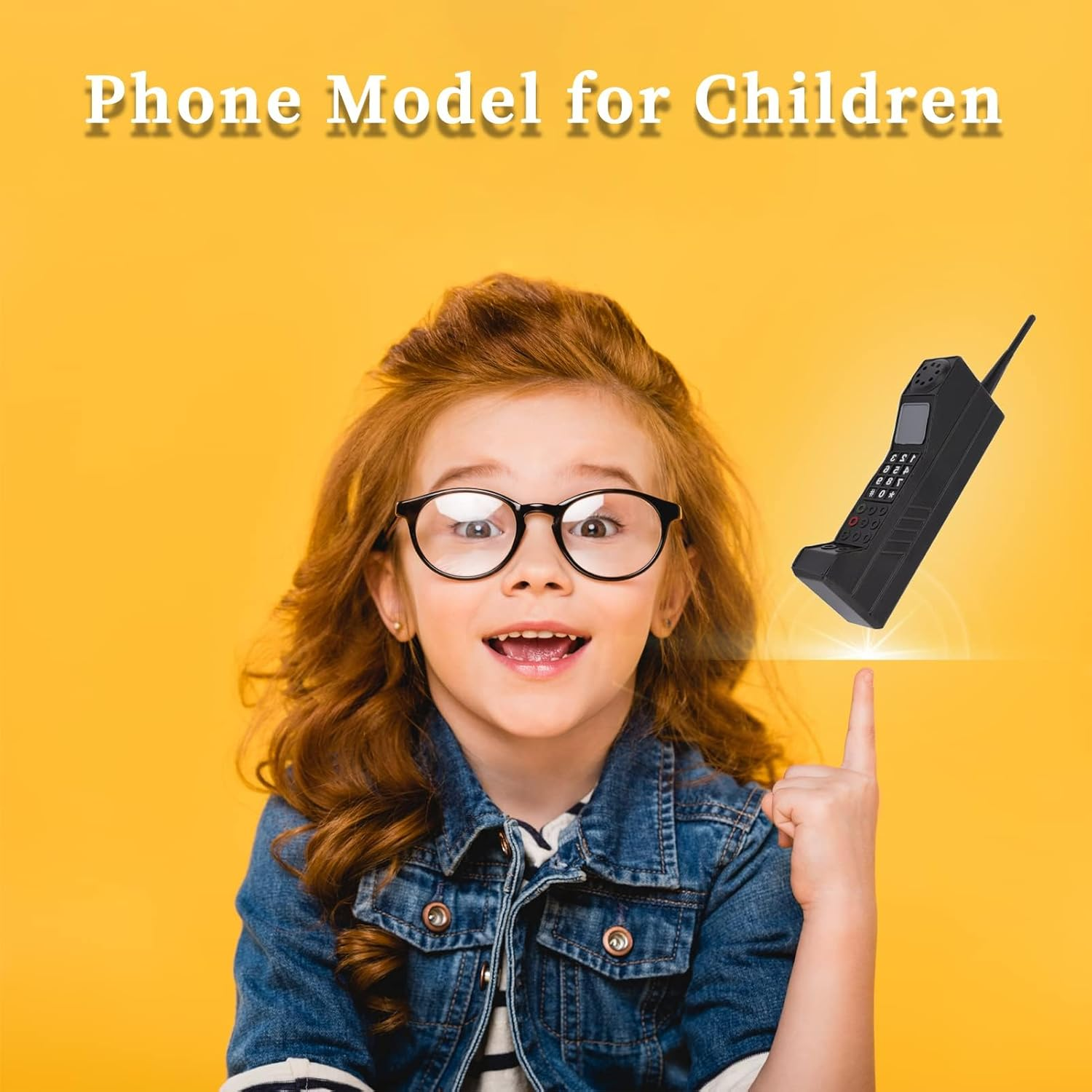 Gugxiom 90S Phone Prop, Cell Phone Ornament, Retro Brick Cell Phone Ornament, Retro Mobile Phone Model, for 80S 90S Party Decorations, for Home Living Room Decor Desktop Decoration (White) - Pink image number 2