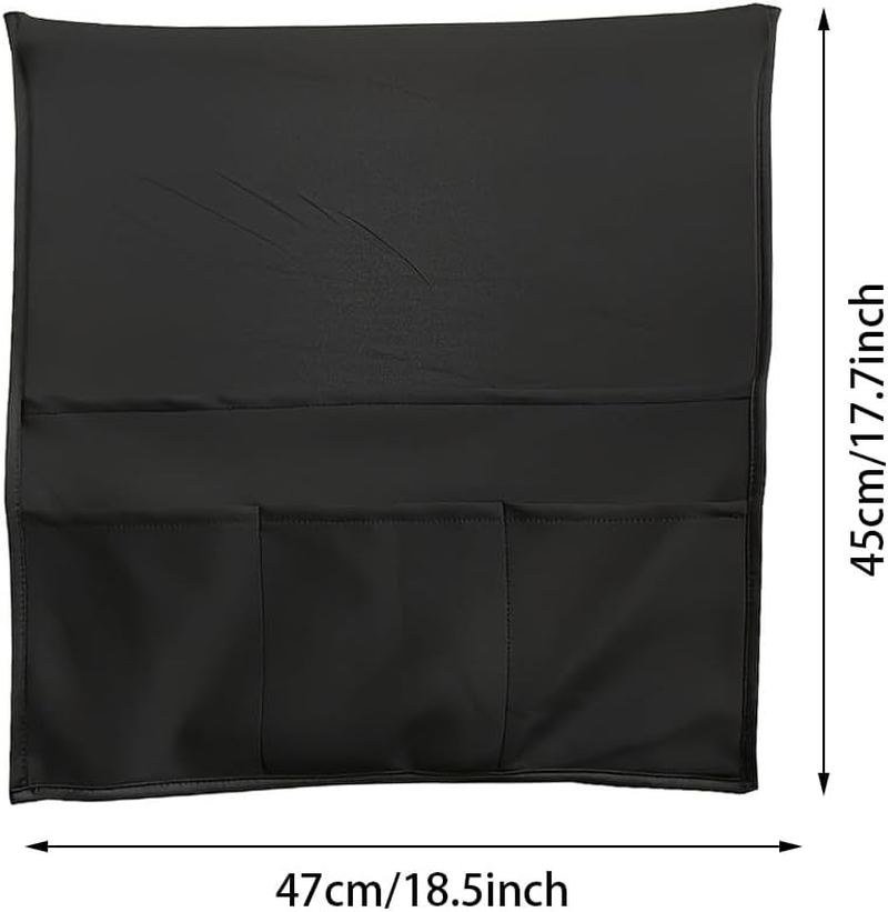 QOOWFEANIG Airplane Pocket Organizer, in Flight Seat Back Organizer Bag,Tray Table Cover,Airplane Tray Table Cover with Pocket Organizer,Media Pouch for Flying image number 4