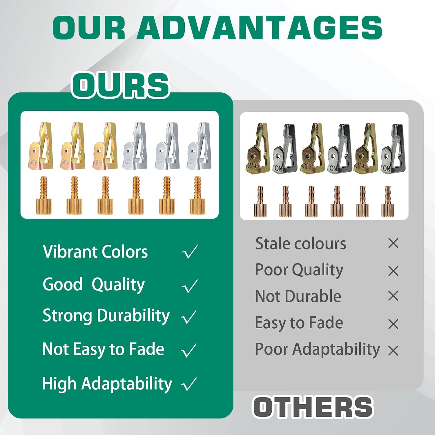 6 PCS Pool Pump Timer Switch Compatible with Intermatic Pool Timer156T1978A for T100 Series Parts,Trip Switch,Pool Timer on off Clip Parts