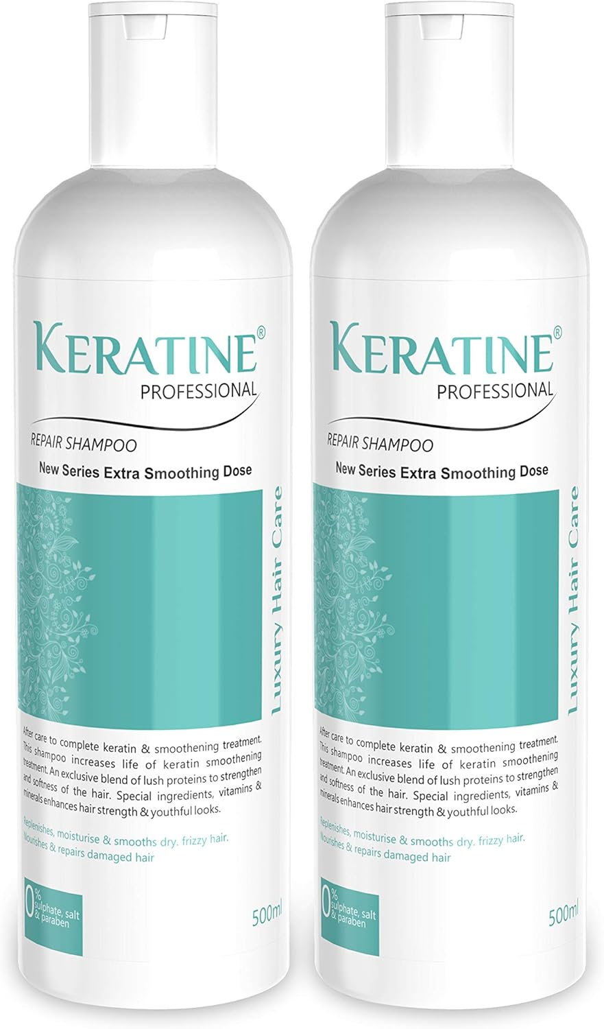 KERATINE PROFESSIONAL Smoothing Shampoo (500 Ml) - Pack of 2 image number 6