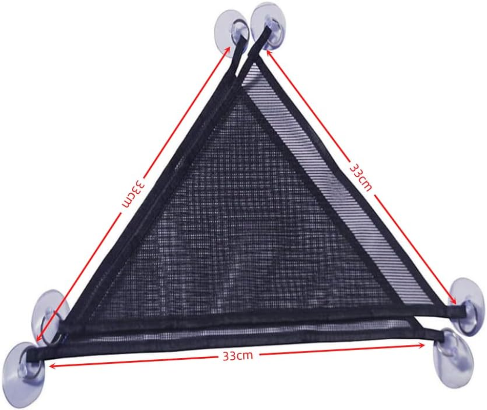 GYWHOOFT 2 Pcs Bearded Dragon Hammock Pack, Geckos Hammock Rocking Recliner Lizard Hammock Reptiles Reclining Chair Lizard Geckos Hammock Pet Animal Mesh Surface (13'' X 13'' X 13'') image number 1