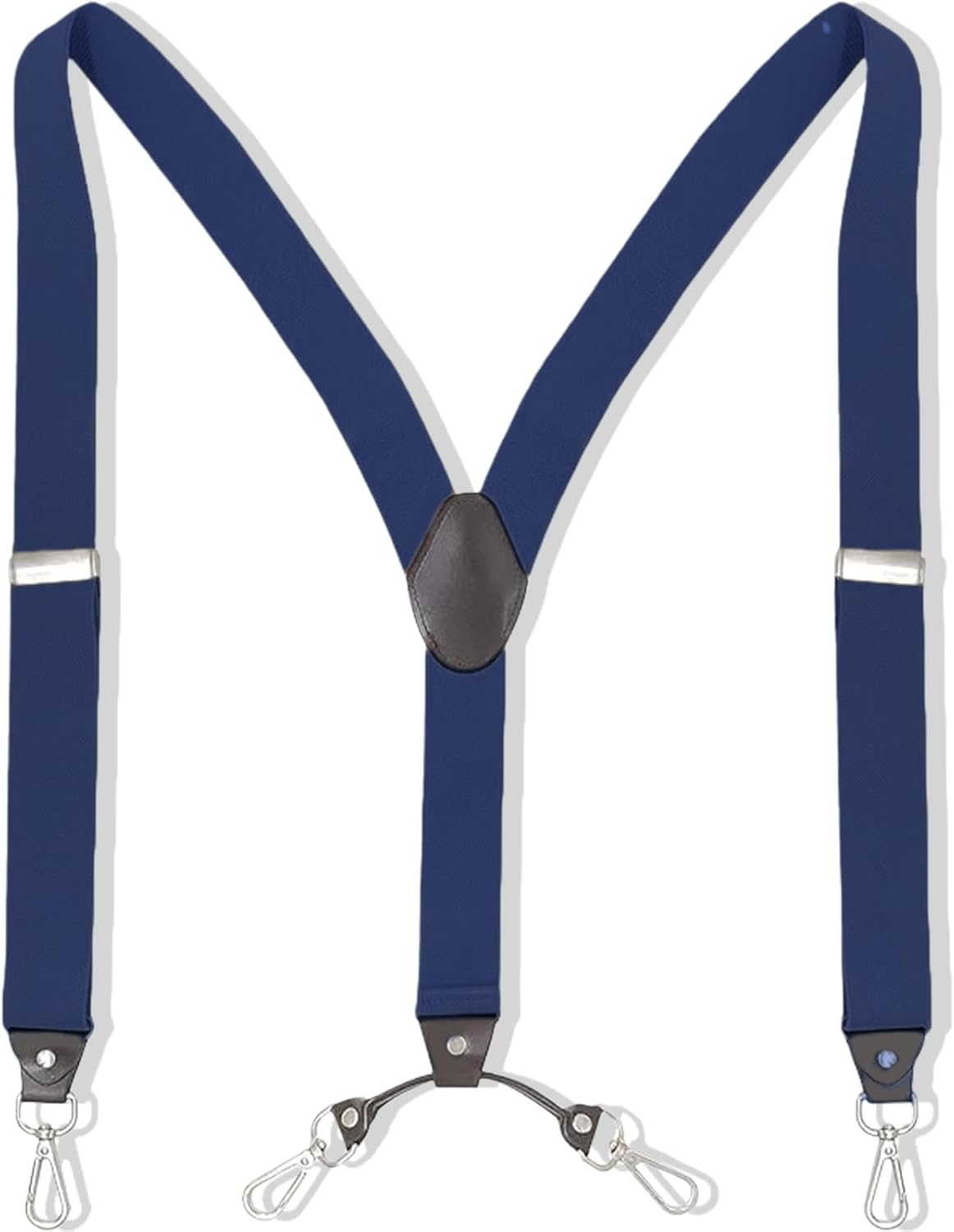 Vymoreon Men'S Suspenders with 4 Swivel Hooks for Heavy Duty, Big and Tall Mens Braces for Trousers