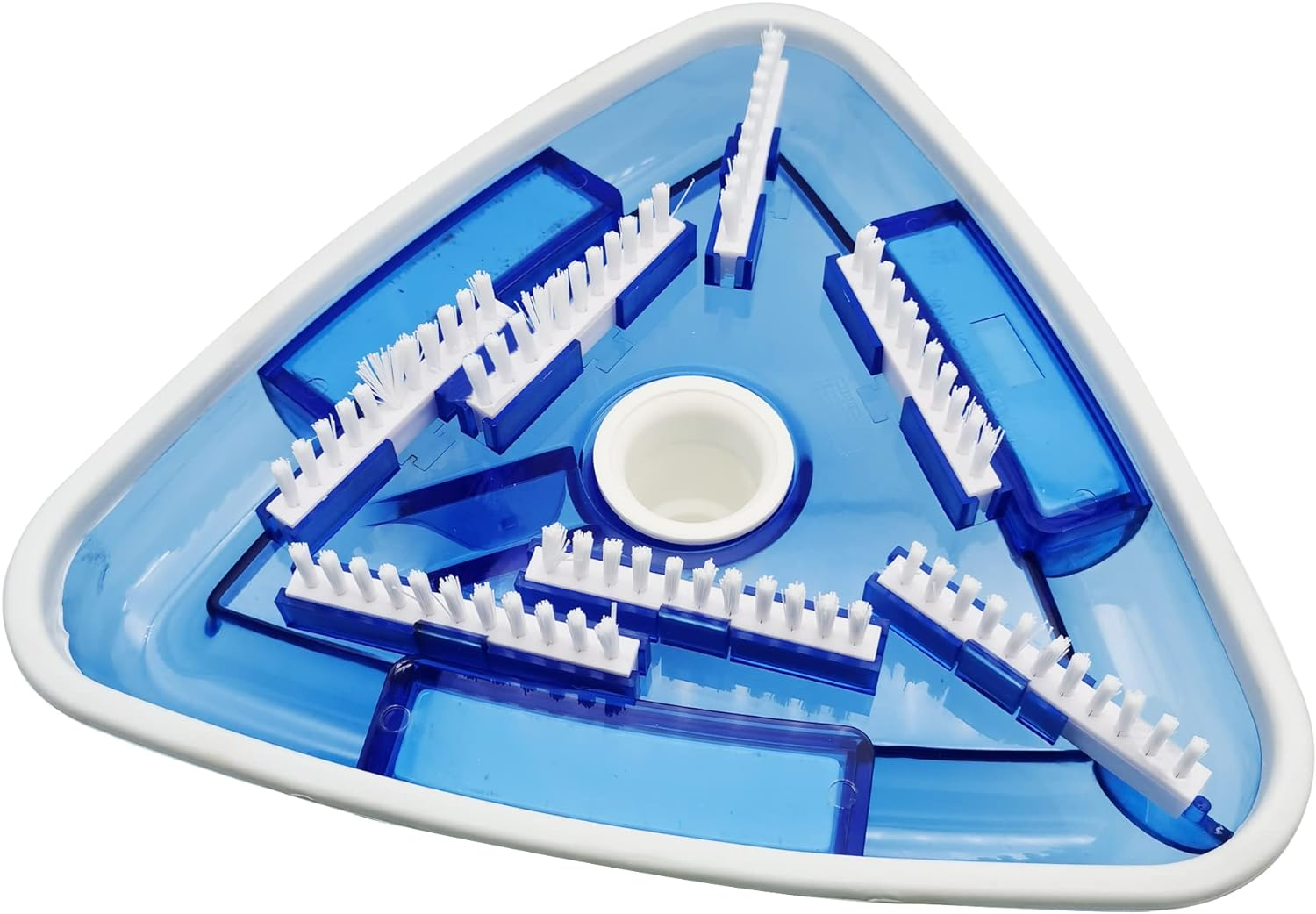 EZ SPARES Easy Life Swimming Pool Cleaning Tool Pool Vacuum Cleaner Head Standard Dimmer Brush Triangle Shape image number 5