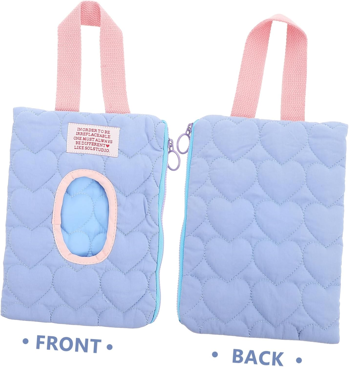 UPKOCH Wet Tissue Box Refillable Wipes Dispenser Hand Wipes Holder Travel Stroller Organizer Soft Tear-Resistant Material