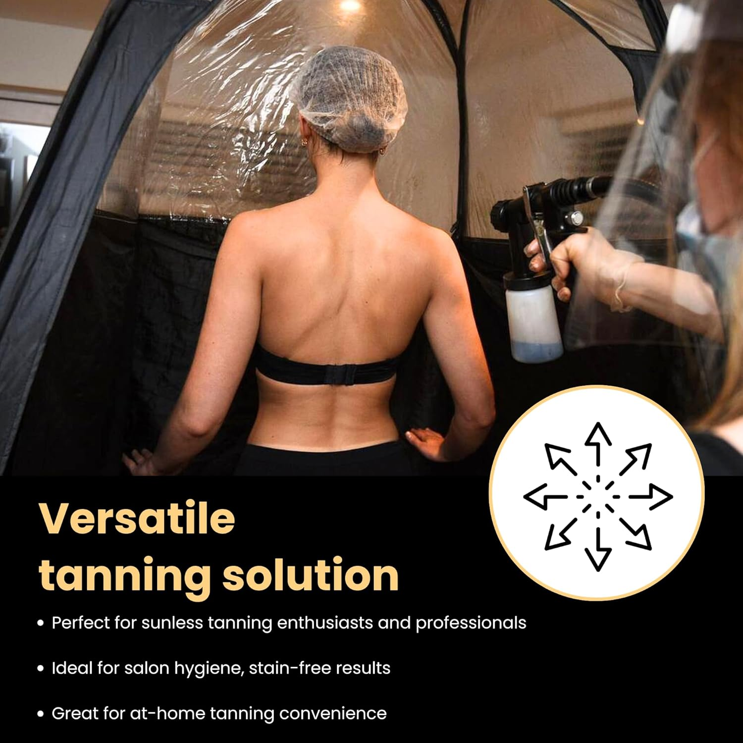 30 Pairs (60Feets) Spray Tan Feet Pads Disposable & Economic FOAM Feet Pads for Spray Tanning,Use in Tanning Booth,Sunless Tanning at Home or Beauty Salon-Non Slip- Comfortable-Hygienic-Ultra Bronzing image number 6