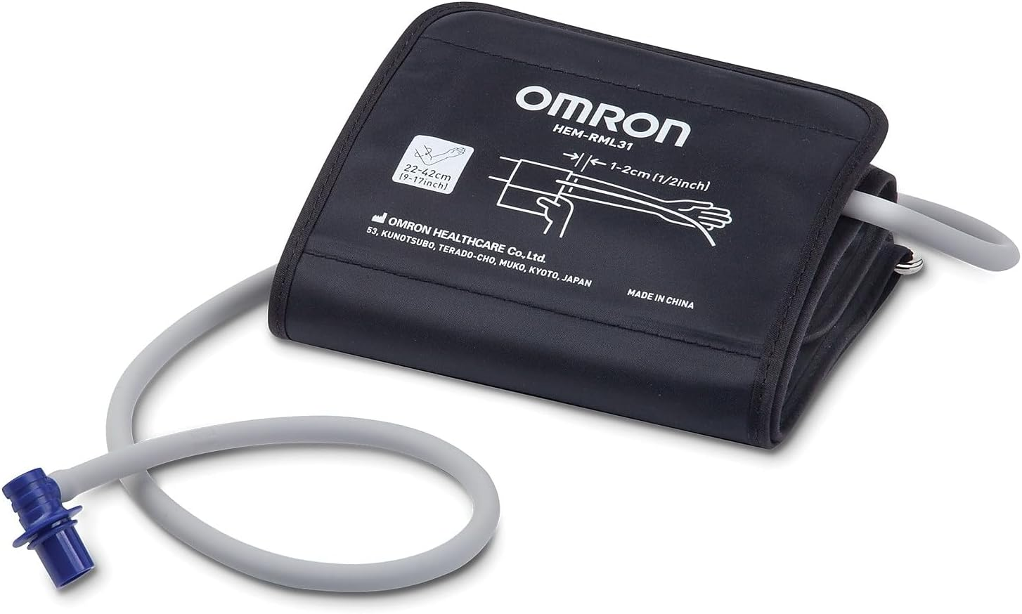 Omron Omron Hem-Rml31-B 9-Inch to 17-Inch Wide Range D-Cuff
