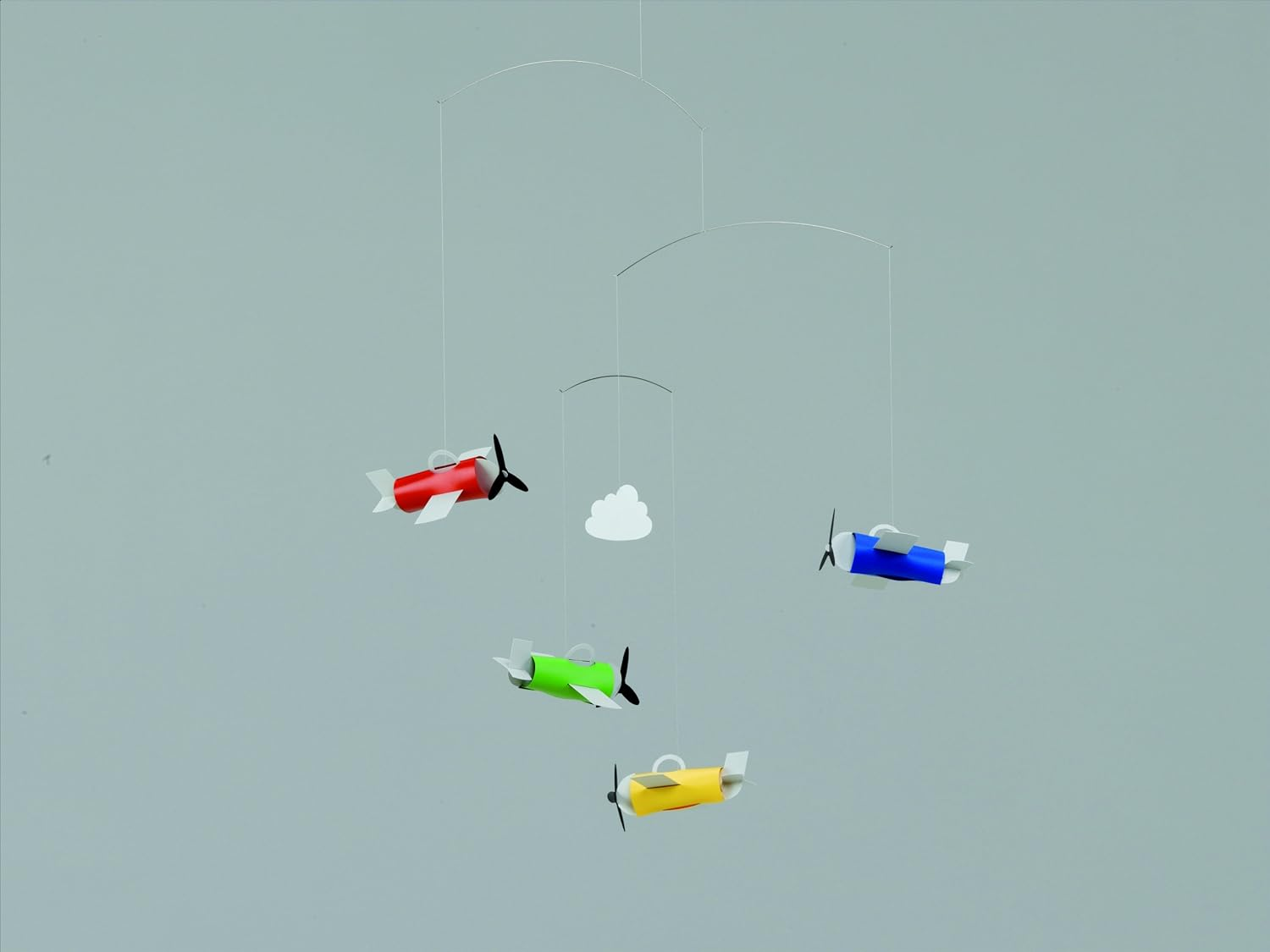 Flensted Mobiles Aero Hanging Nursery Mobile - 24 Inches - Plastic