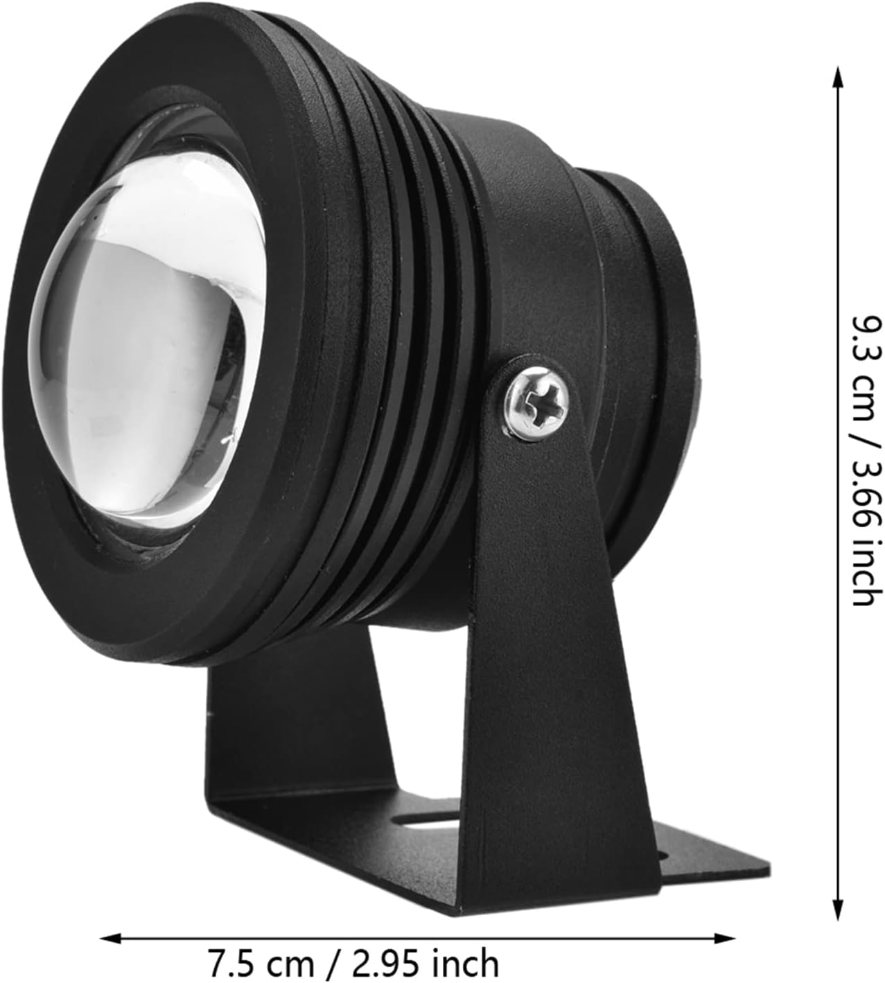 RGB LED Spotlight - 12V 10W RGB Waterproof - Remote Control - Aquarium LED Spotlight Lamp - for Fish Tank Pool Garden Underwater,For Fish Tank, Pool, Garden and Aquarium (Black Shell) image number 5