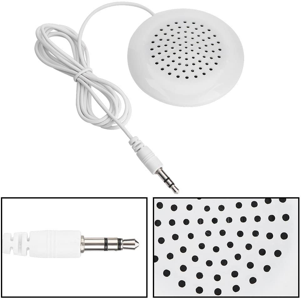 New DIY Pillow Speaker 3.5Mm, DIY Mini Stereo Speaker with True HD Sound and Soft, Portable Plug in for MP3 Phone CD
