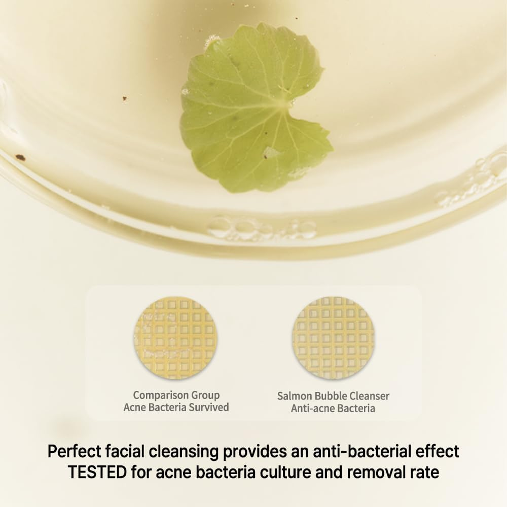 HEVEBLUE - Salmon Caring Centella Bubble Cleanser 200Ml image number 1