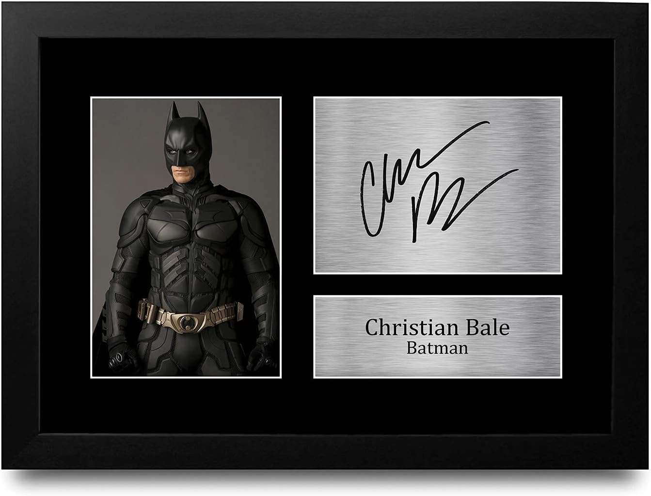 HWC Trading Christian Bale Signed A4 Printed Autograph Batman the Dark Knight Print Photo Picture Display
