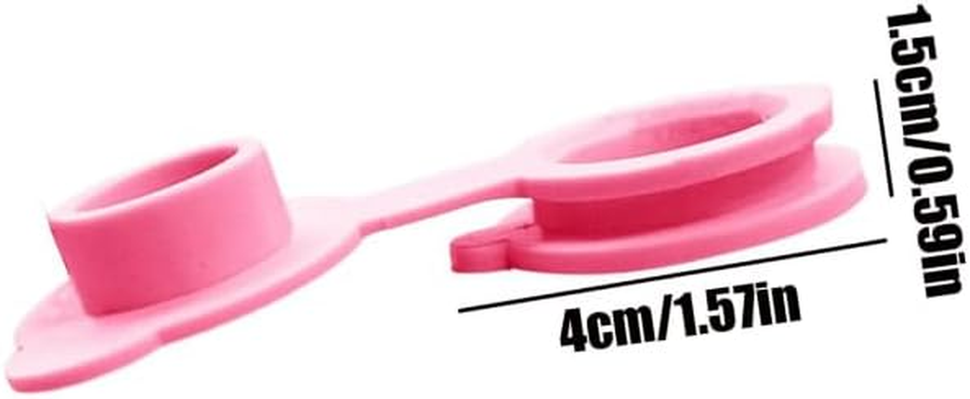 2-Pack Bear-Shaped Silicone Drain Plugs - Bathtub & Sink Stoppers for Kids, Non-Slip Bath Plug with Cute Animal Design image number 1