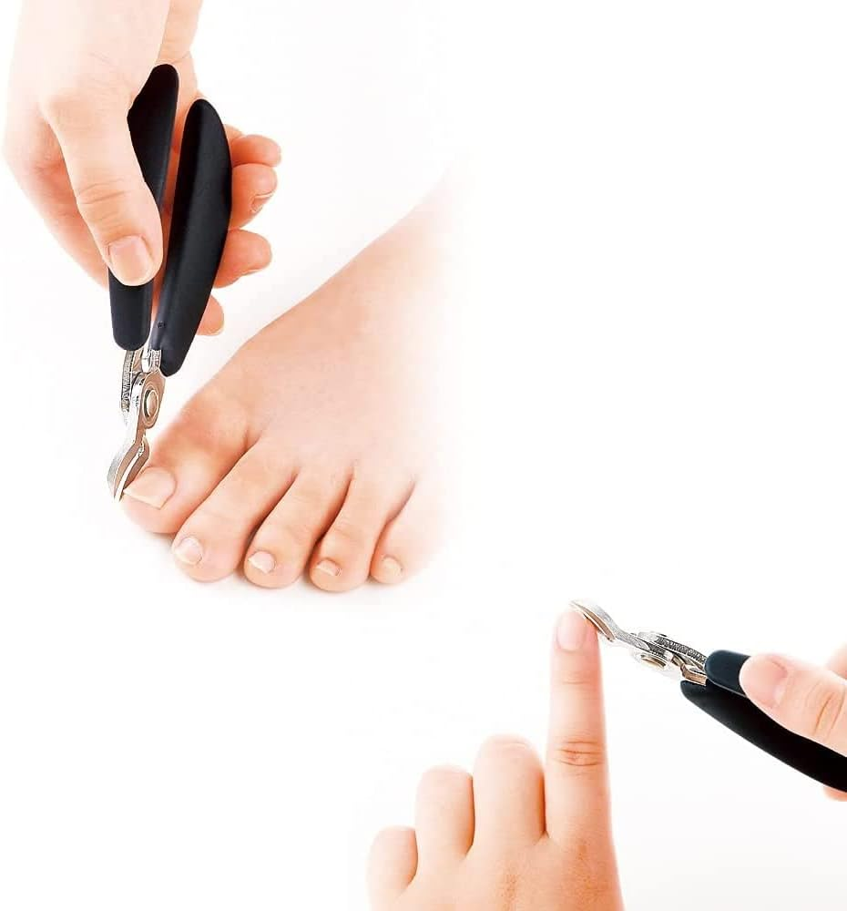 Aimedia Nail Clipper Nail File Set, Nipper Type, Made in Japan, Nail Clipper, Inward Nails, Hard Nails, Toenails, Nail Care, Nipper Type Nail Clipper, Rolled Nail File image number 1