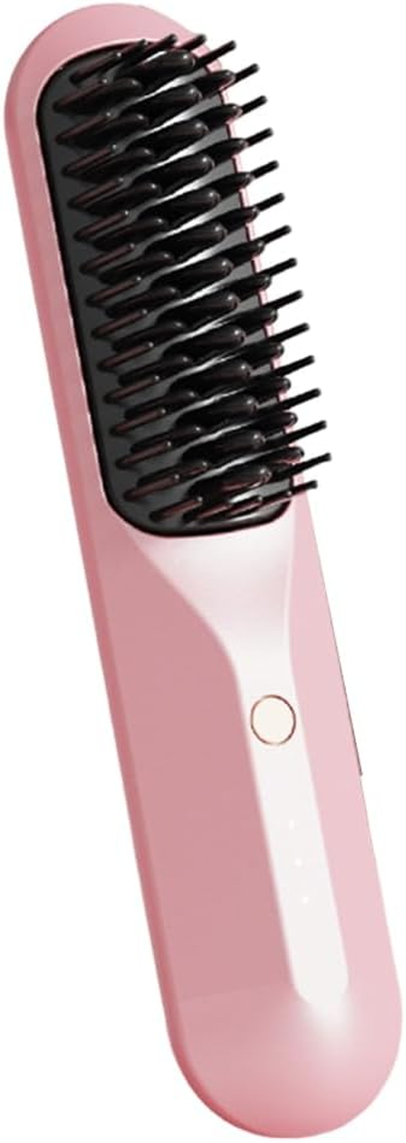 Rechargeable Hot Comb Cordless Hair Brush Straightener Heat Pressing Combs Electric Comb anti Burn Fast Heating-C