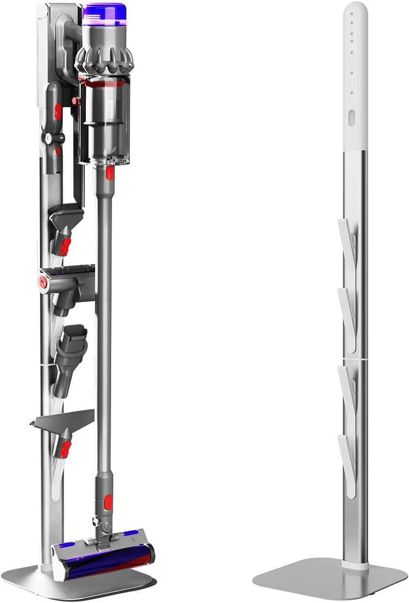 Alpen Vacuum Stand for Dyson G5, Stand-Storage-Holder-Station-Docking, Compatible with Dyson G5 V6 V7 V8 V10 V11 V12 V15 Vacuum Cleaners, with 6-10 Accessories Storage Space image number 5