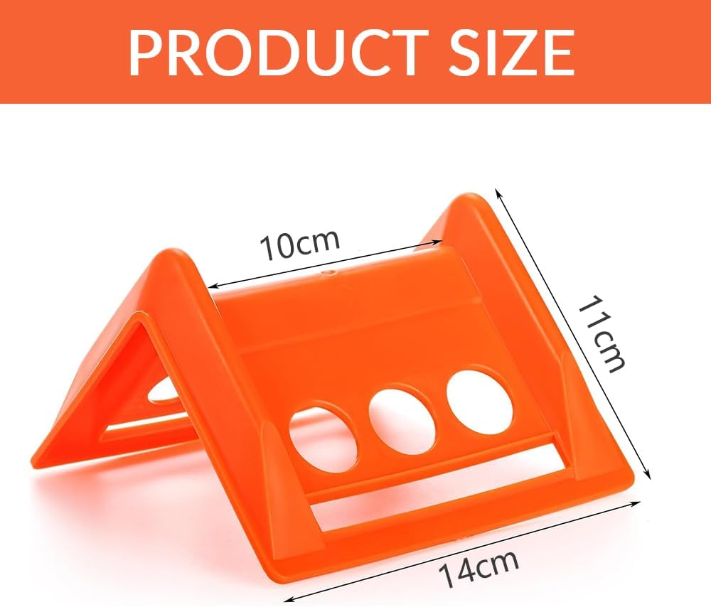 20 Pieces of Cargo Edge Protectors, Plastic Strap Protectors, Pad Protection Straps, Stackable Storage, Protect Cargo Edges, for Transport Cargo Protection (Orange) image number 5