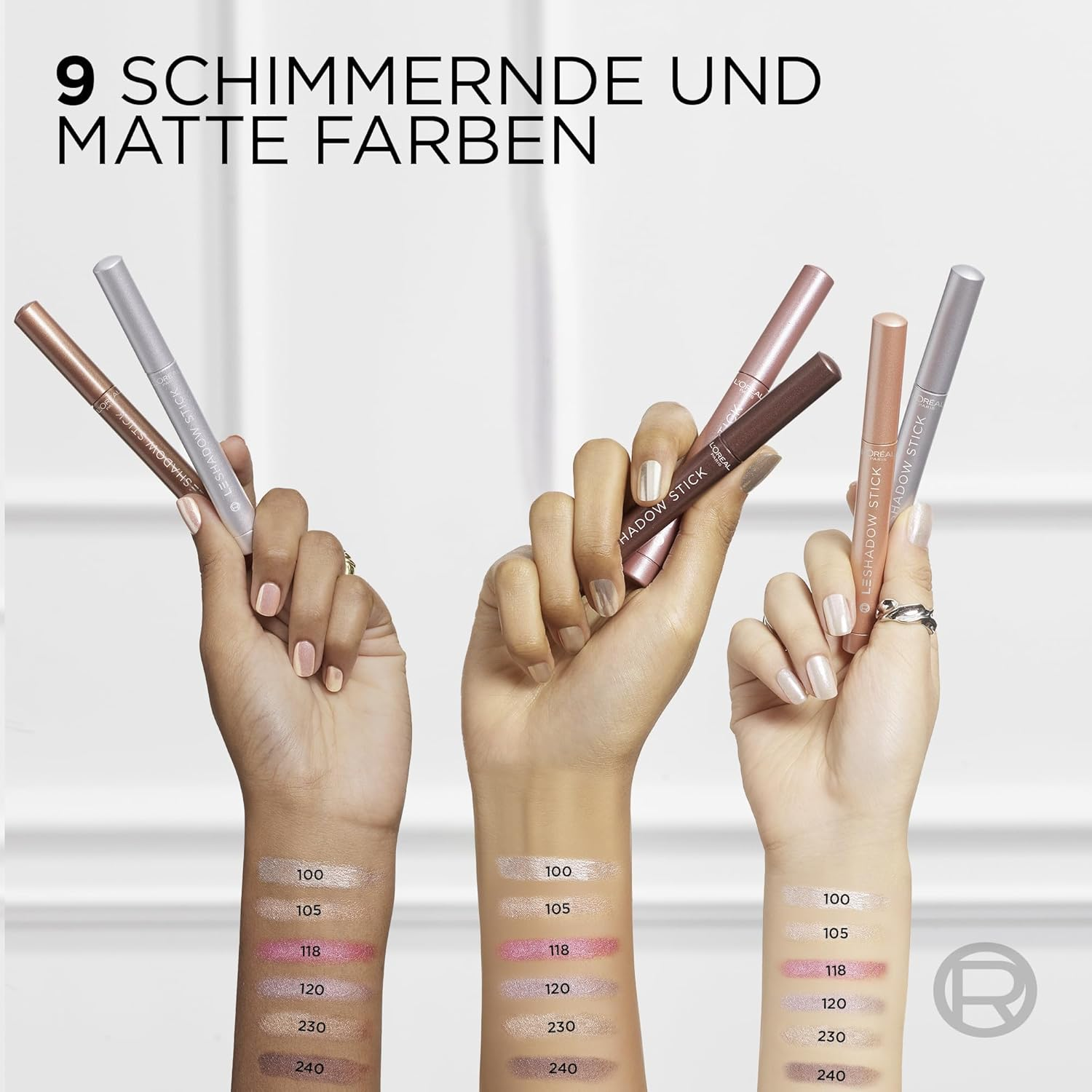 L'Oreal Paris Paradise Le Shadow Stick, 100 Ice Sparkle image number 5