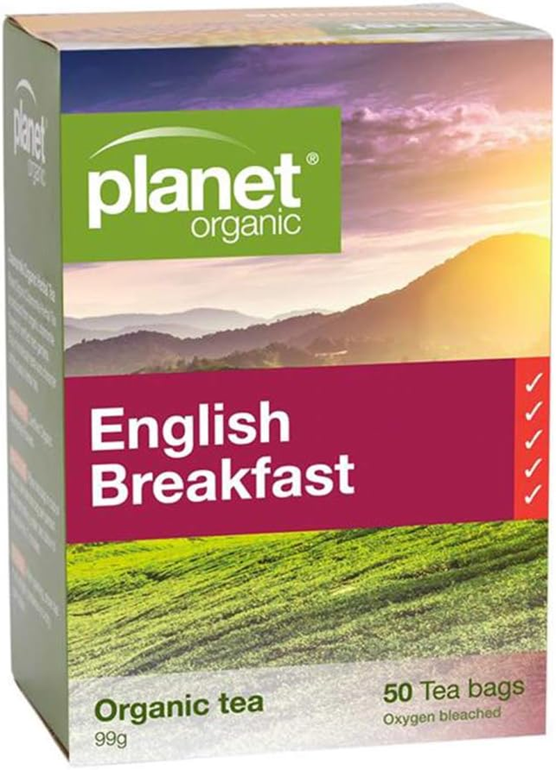 Planet Organic English Breakfast 50 Tea Bags