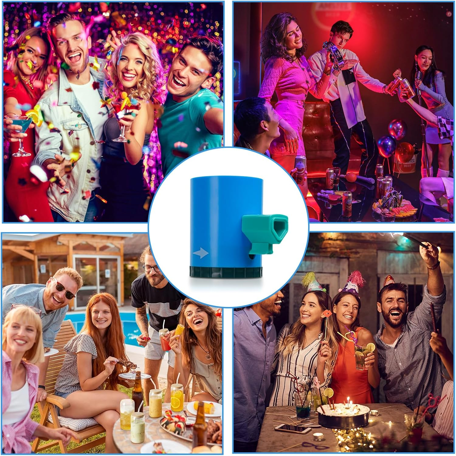 Frolusian Shotgun Roulette Drinking Game &ndash; Random Shotgun Spinner | Bachelor Party Essential, Tailgate BBQ & Pregame Fun | White Elephant Gift & Party Games image number 2