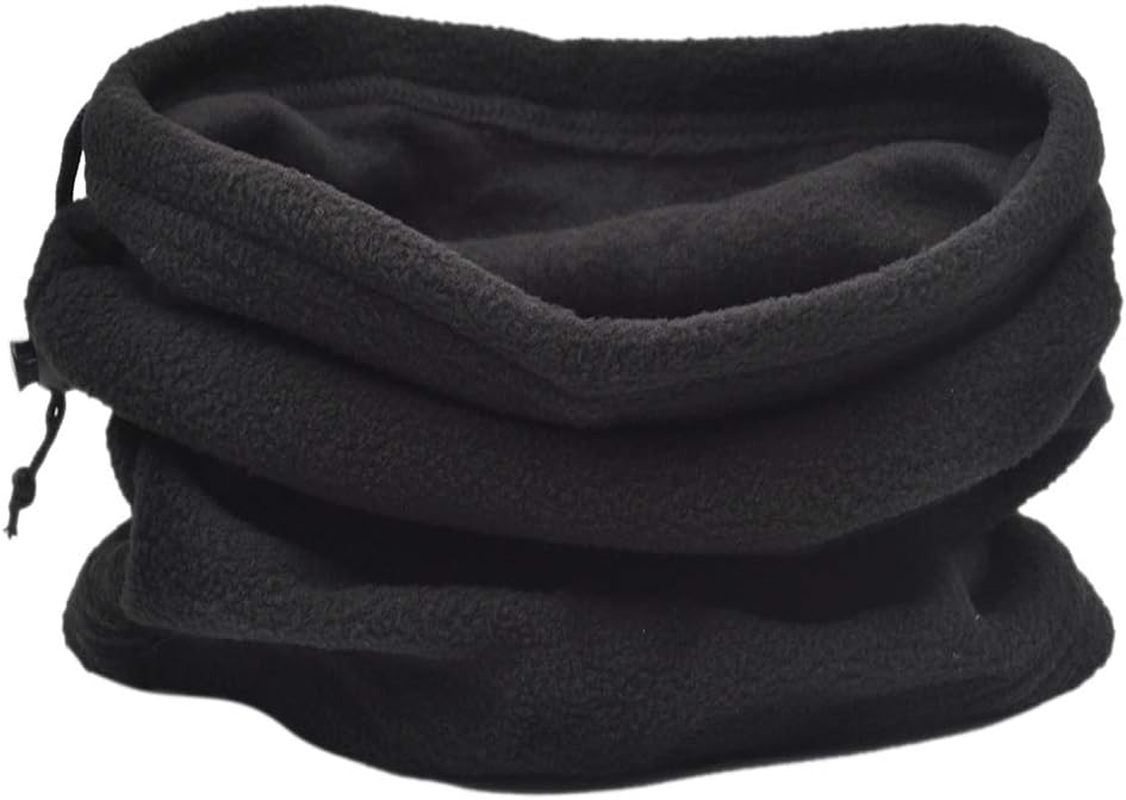 TOPTIE Unisex Warm Fleece Neck Gaiter - Soft & Stretchy Face Mask, Multifunctional Tube for Running, Cycling, Everyday Use - Gray image number 7