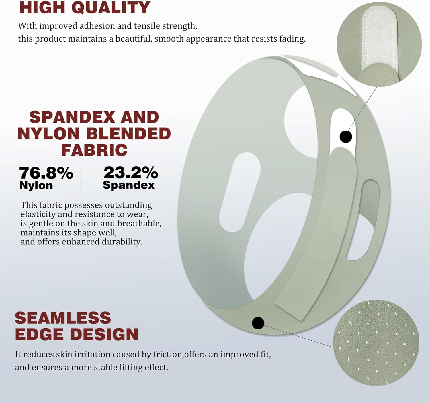 2-Pack Unisex Chin Strap for Snoring | Adjustable, Breathable & Skin-Friendly, Universal Fit Anti-Snore Set for Couples & Sleepers (Gray)