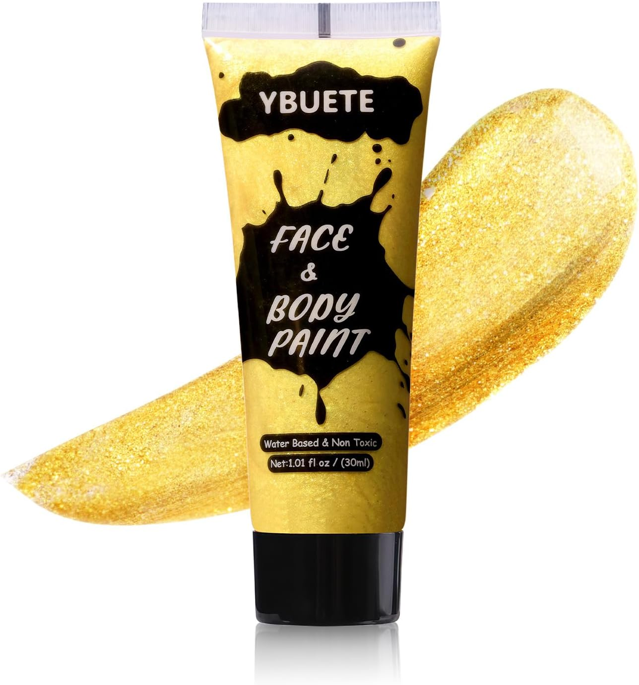 YBUETE Orange Face Body Paint Set, Professional Paint Set for Halloween Cosplay Costume Party, Full-Coverage Multi-Color Cream Makeup Blendable Set for Adults Halloween Cosplay SFX Makeup Paint