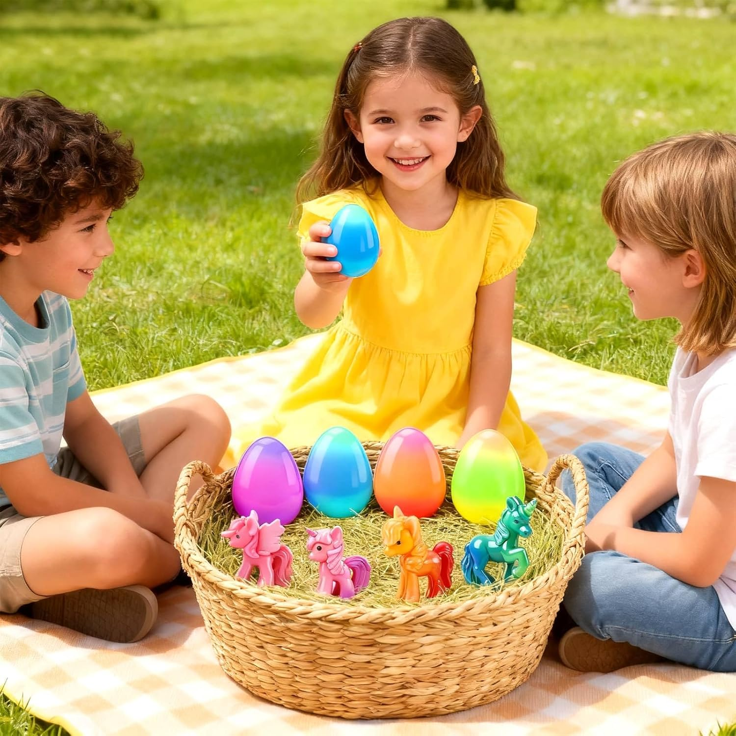 Unicorn Hatching Rainbow Eggs for Kids - 6 Pack Unicorn Gifts for Boys & Girls Age 3+ Year Old, Grows 600%, Birthday Christmasgifts Easter Basket Stuffers Gift, Gifts Girl for Ages 3 4 5 6 7 8 9 image number 4