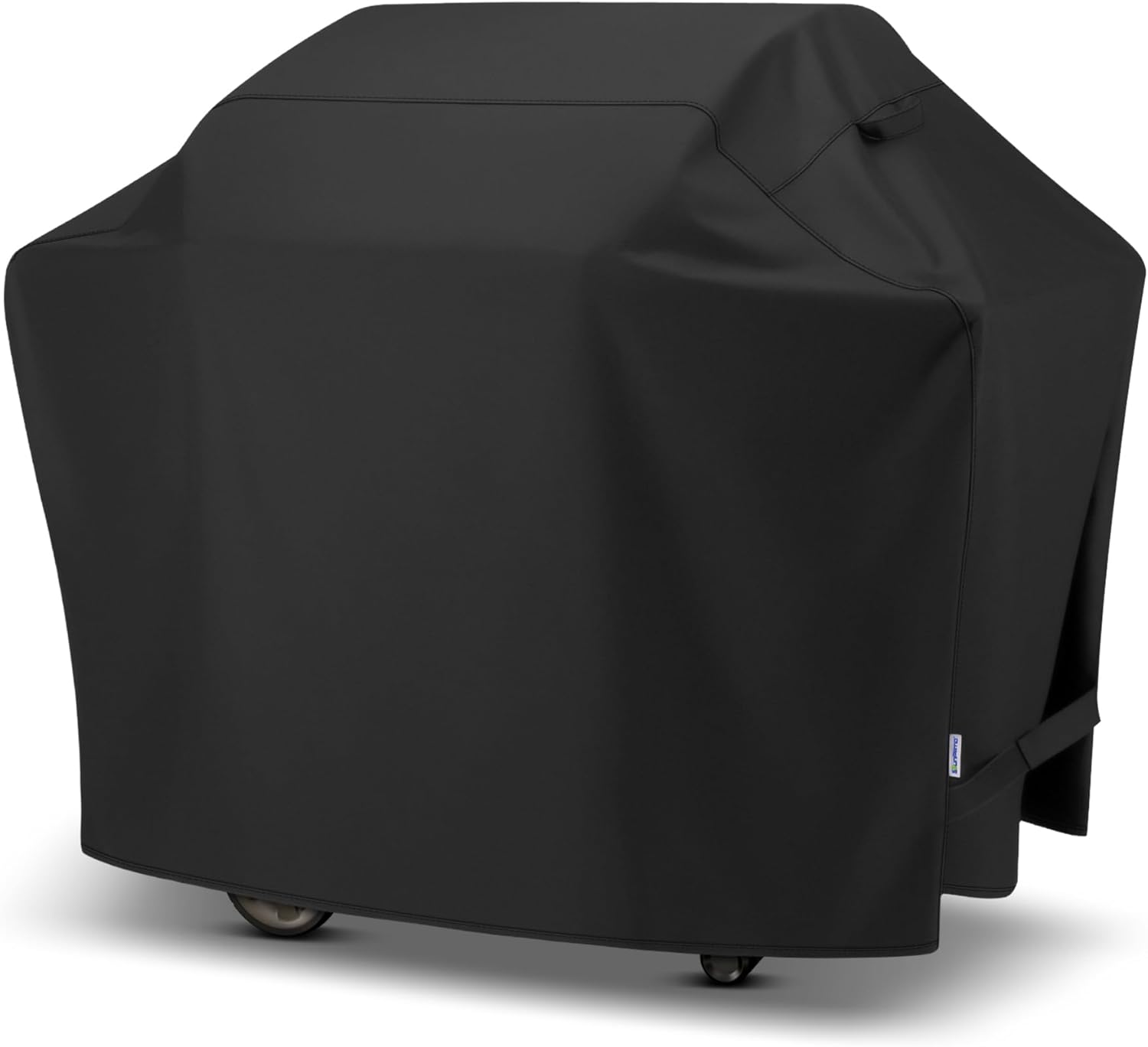 Sunpatio BBQ Grill Cover 60 Inch, Outdoor Heavy Duty Waterproof Barbecue Gas Grill Cover, UV and Fade Resistant, All Weather Protection for Weber Char-Broil Nexgrill Grills and More, Black image number 4