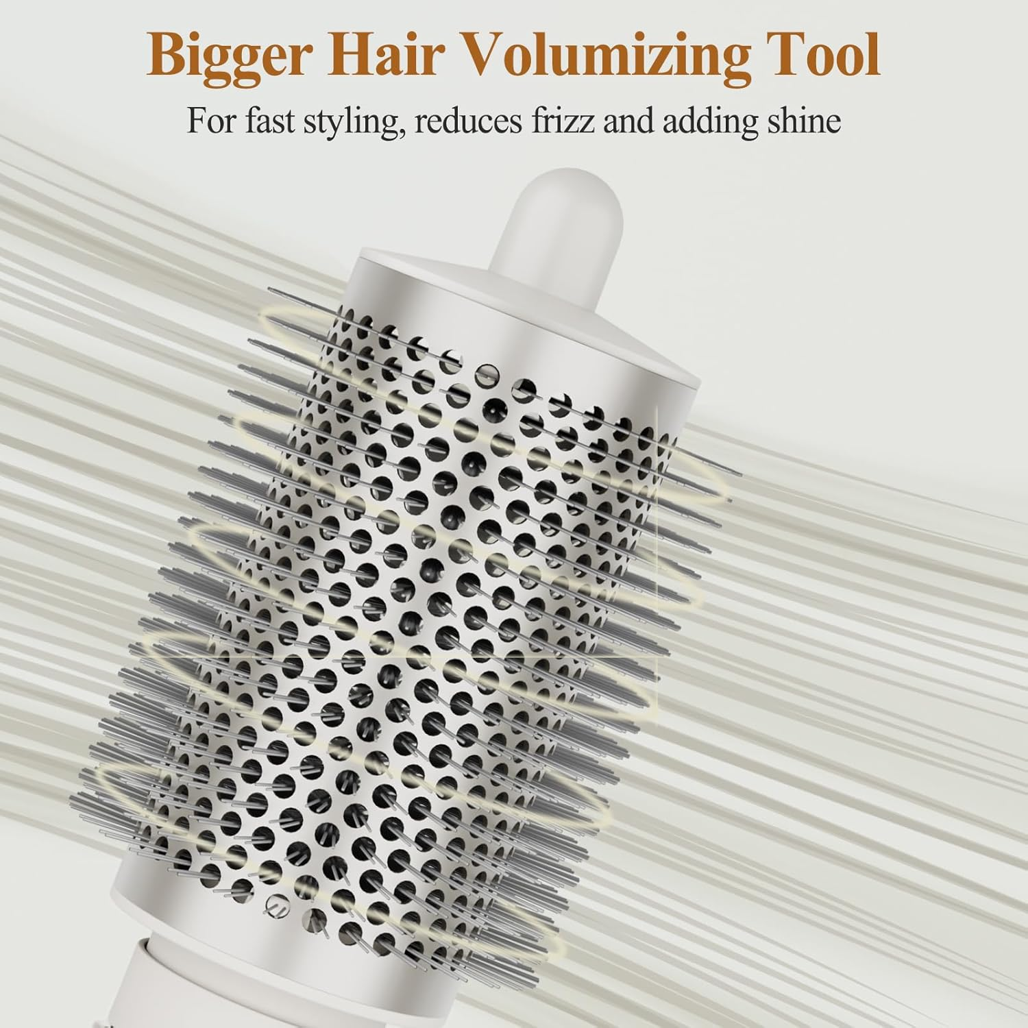 ZEPHBLOW Large round Volumizing Brush for Shark Flex Style HD430/435/440, Large round Brush Attachment Compatible with Shark Flexstyle Air Styling & Drying System, Ideal for Volumizing Styling image number 4