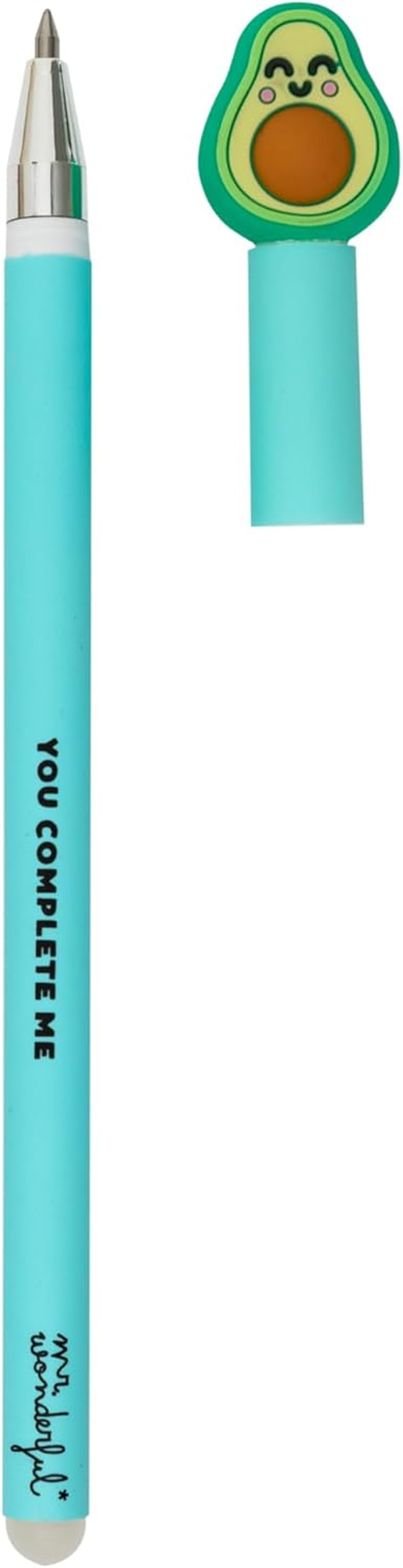 Mr.Wonderful - Erasable Avocado Ballpoint Pen - You Complete Me image number 3