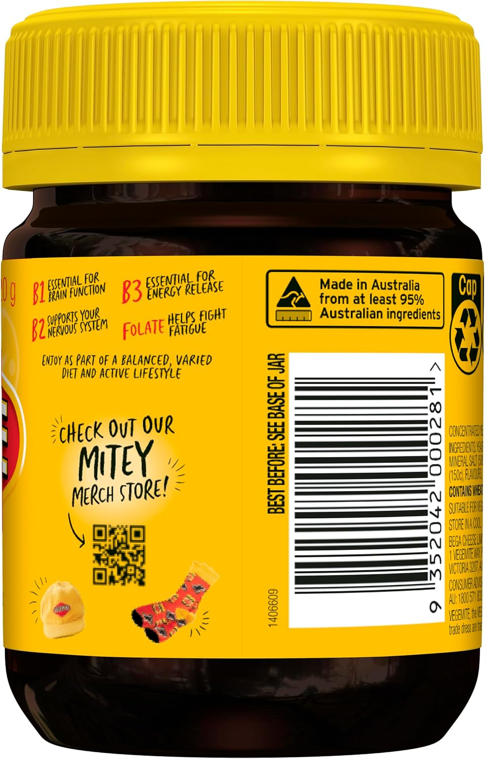 VEGEMITE Yeast Extract Savoury Spread, 220G image number 5