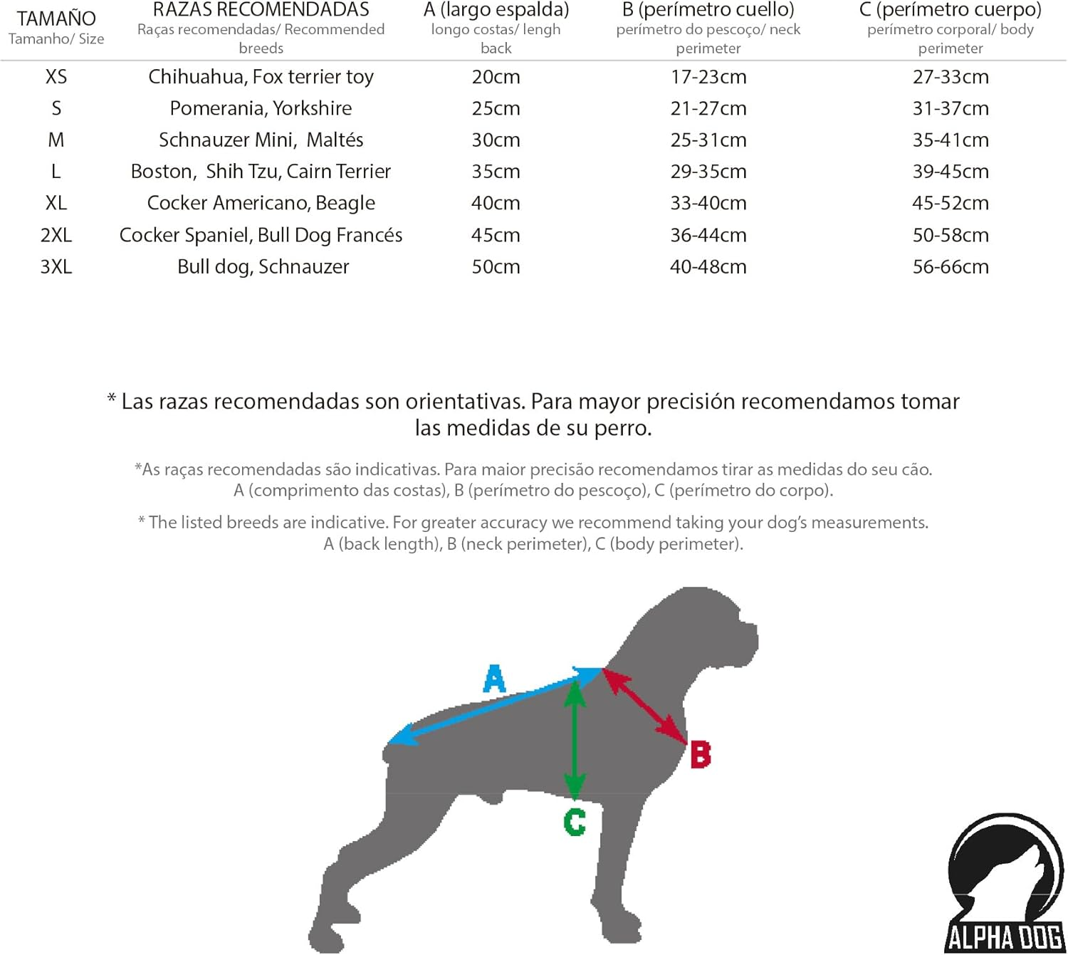 Alpha Dog Clothes Camouflage 3Xl-50Cm 260G