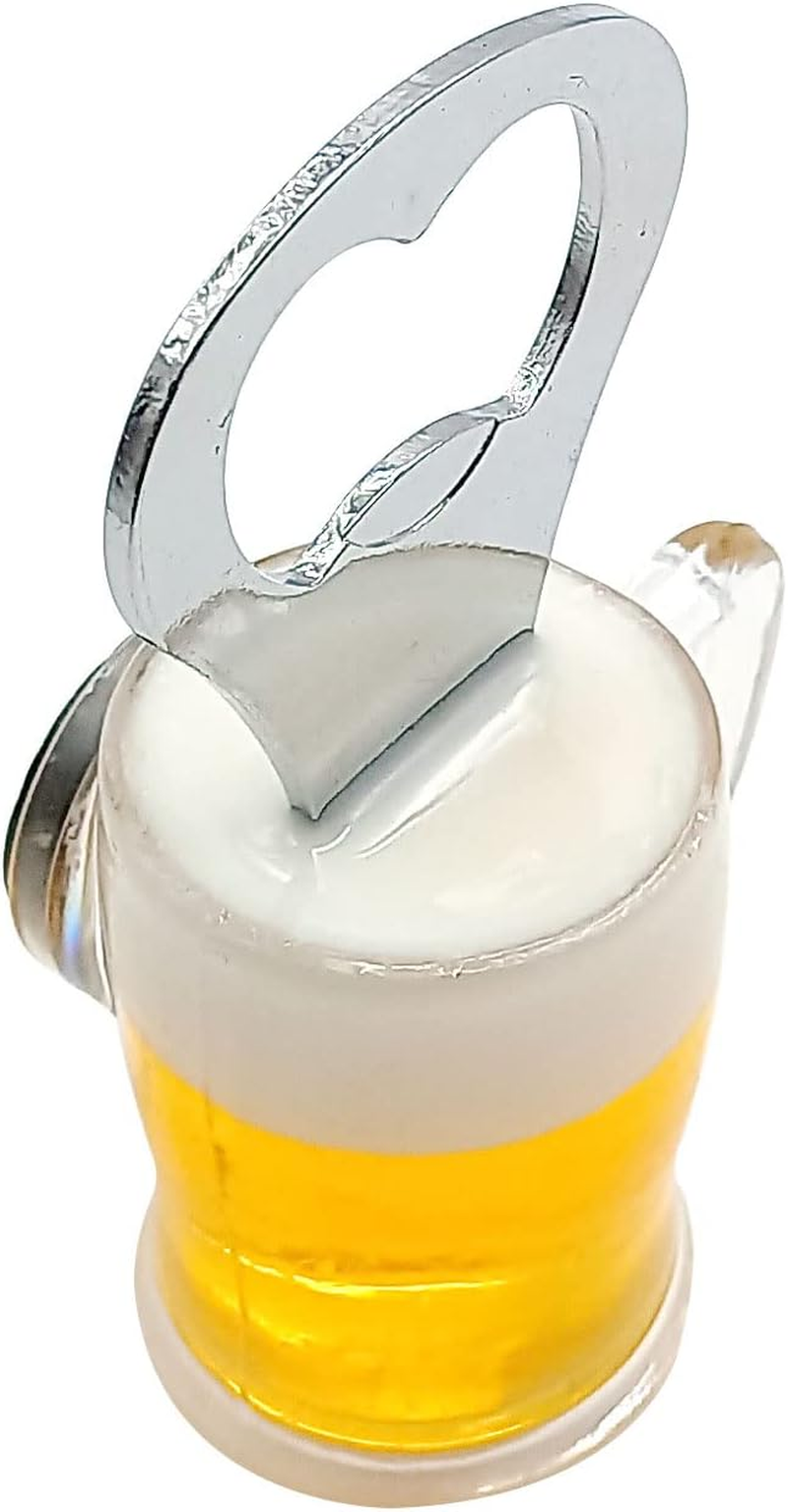 Beer Mug Shape Bottle Opener Practical Stainless Steel Wine Opener Kitchen Accessories (Beer Mug Shape) image number 6