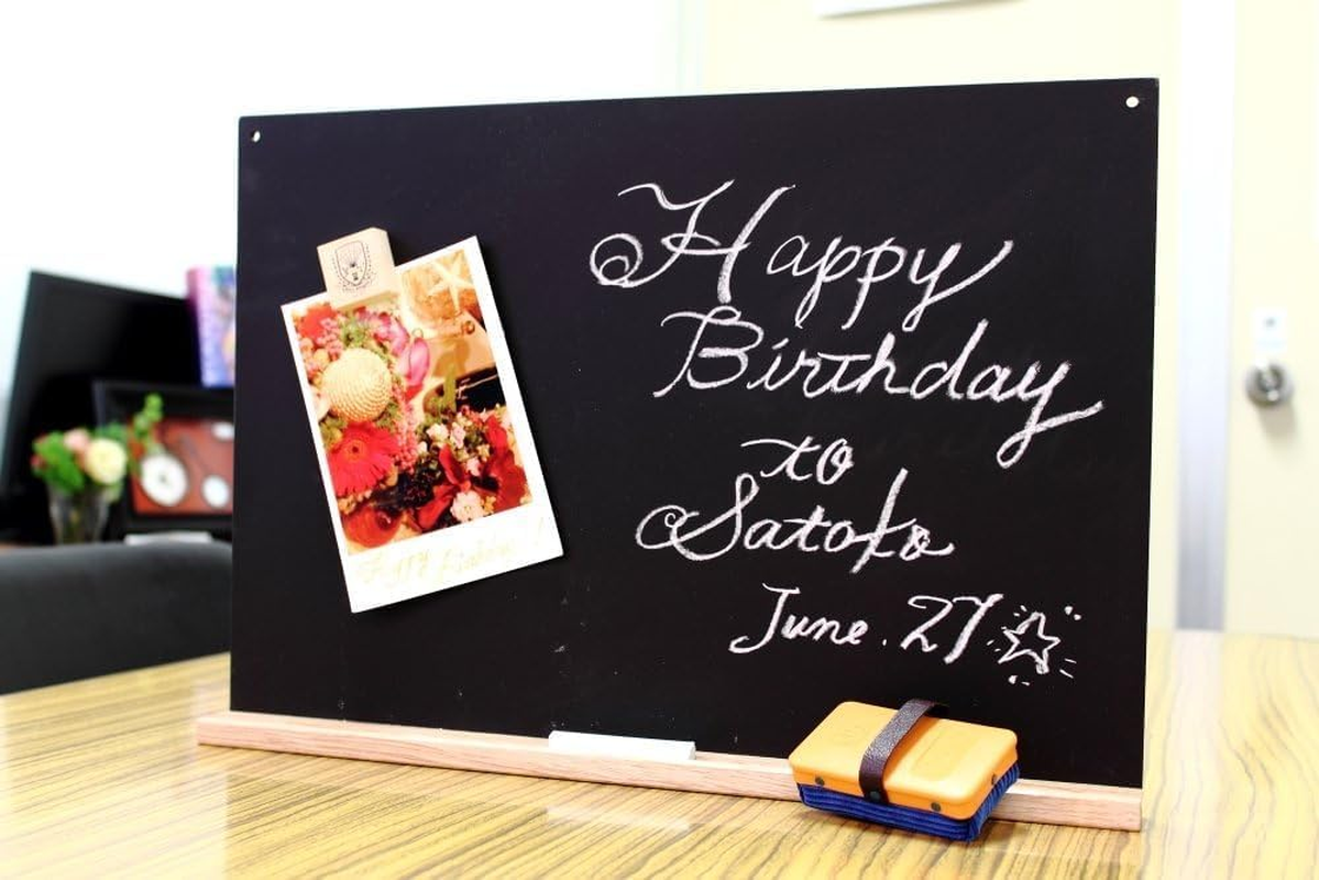 Kitpas Magnetic Chalkboard, Magnetic Black, Large A3