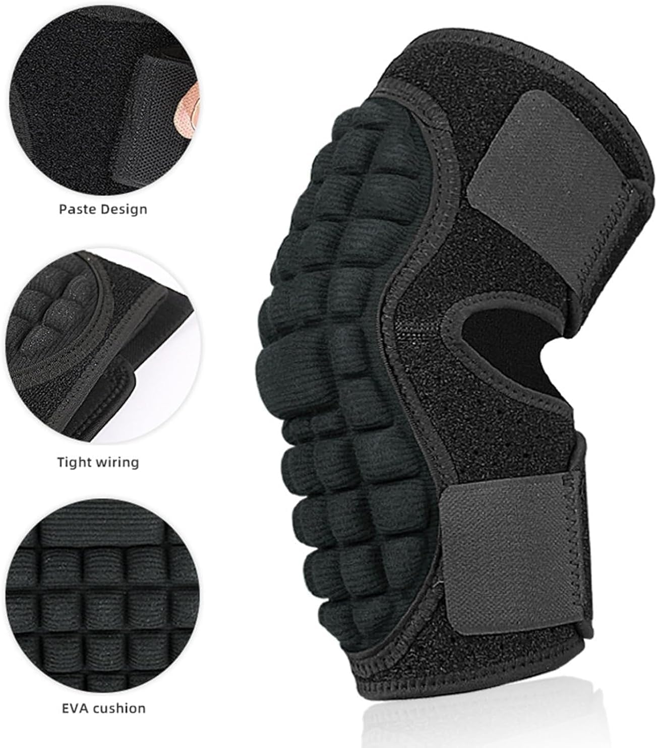 1Pair Elbow Pads,Arm Sleeves, Elbow Forearm Crashproof Pads for Football Basketball Volleyball Soccer image number 5