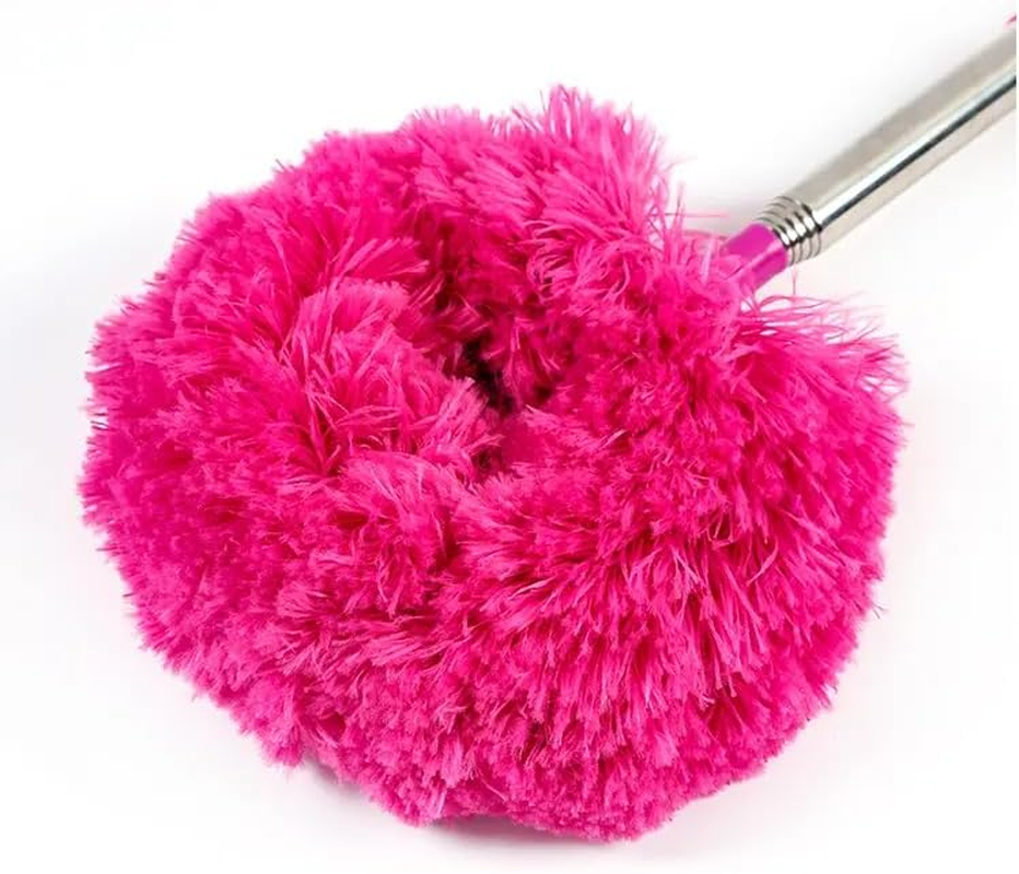 Ceiling Fan Cleaner Duster, Retractable Ceiling Fan Cleaner Duster Reusable Microfiber Blade Cleaner Fan Cleaner (Red) image number 2